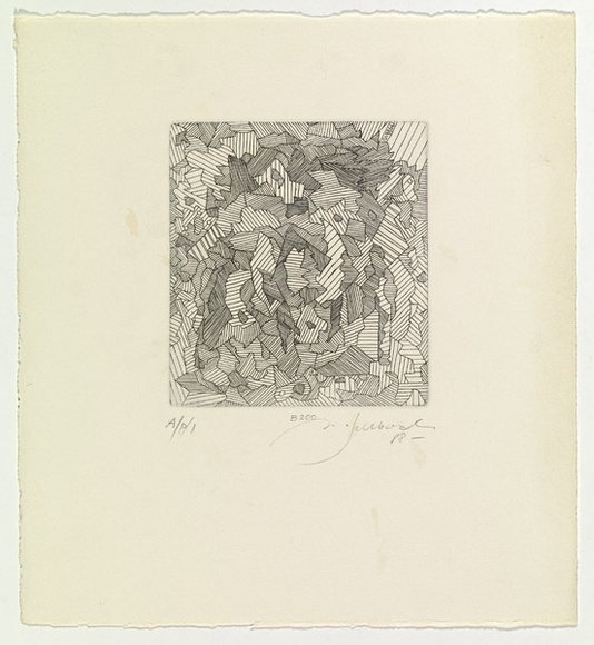 Artist: b'SELLBACH, Udo' | Title: b'not titled' | Date: 1960-80 | Technique: b'etching'
