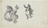 Artist: b'Lindsay, Norman.' | Title: b'(Sailors & Wenches)' | Date: (1898) | Technique: b'woodcut, printed in black ink, from one block'