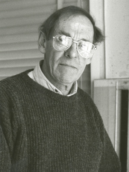 Artist: b'Heath, Gregory.' | Title: b'Portrait of Andrew Sibley, Australian painter and printmaker, 1995' | Date: 1995 Artist: b'Heath, Gregory.' | Title: b'Portrait of Andrew Sibley, Australian painter and printmaker, 1995' | Date: 1995