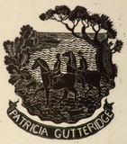 Artist: OGILVIE, Helen | Title: Bookplate: Patricia Gutteridge | Technique: wood-engraving, printed in black ink, from one block