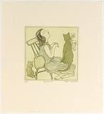 Artist: Blackman, Charles. | Title: Spellbound. | Date: (1977) | Technique: etching and aquatint, printed in colour, from multiple plates