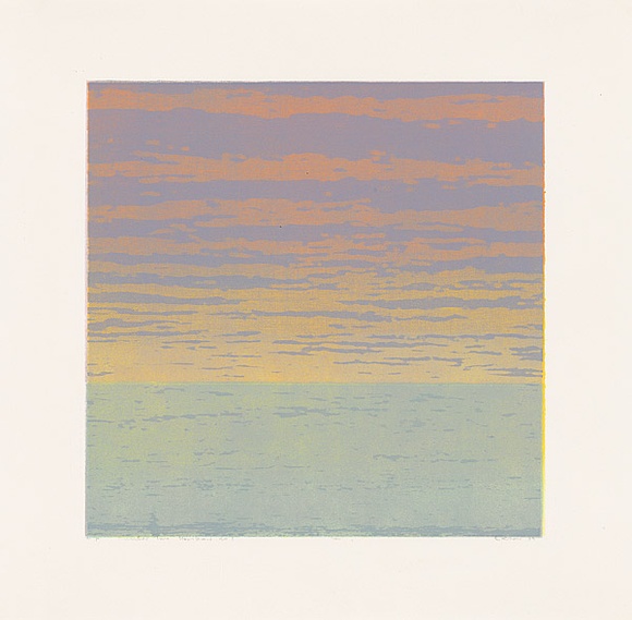 Artist: b'Kotai, Eveline.' | Title: b'3 x 3 x 3' | Date: 1998-99 | Technique: b'screenprint, printed in colour, from multiple stencils' Artist: b'Kotai, Eveline.' | Title: b'3 x 3 x 3' | Date: 1998-99 | Technique: b'screenprint, printed in colour, from multiple stencils'