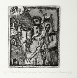 Artist: b'Shearer, Mitzi.' | Title: b'And the cow jumped over the moon' | Date: 1983
