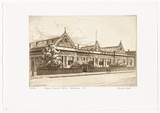 Artist: PLATT, Austin | Title: Pultney Grammar School, Adelaide | Date: 1937 | Technique: etching, printed in black ink, from one plate
