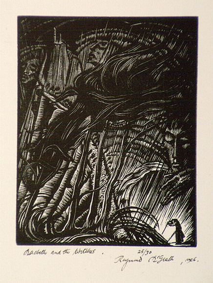 Artist: b'McGrath, Raymond.' | Title: b'Greeting card: Christmas' | Date: 1926 | Technique: b'wood-engraving, printed in black ink, from one block' Artist: b'McGrath, Raymond.' | Title: b'Greeting card: Christmas' | Date: 1926 | Technique: b'wood-engraving, printed in black ink, from one block'