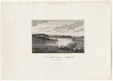 Title: A view of Dawe's Battery at the entrance of Sydney Cove. New South Wales. | Date: 1817-1819 | Technique: engraving, printed in black ink, from one copper plate