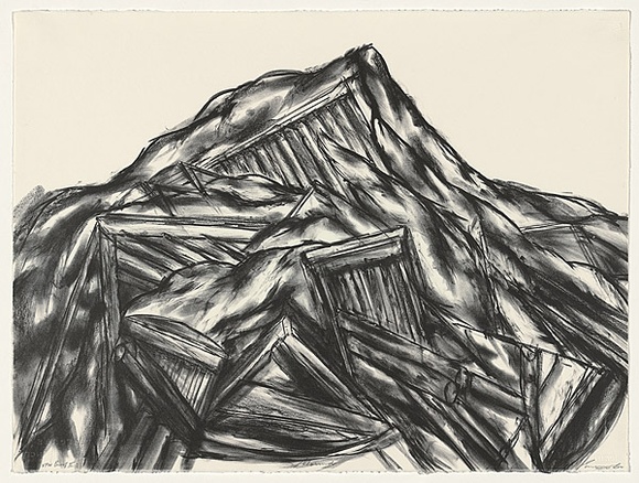Artist: b'Lee, Graeme.' | Title: b'Mound' | Date: c.1985 | Technique: b'lithograph, printed in black ink, from one stone' Artist: b'Lee, Graeme.' | Title: b'Mound' | Date: c.1985 | Technique: b'lithograph, printed in black ink, from one stone'