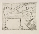 Artist: COLEING, Tony | Title: Keep blank. | Date: 1978 | Technique: hardground etching, printed in black ink, from one plate