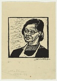 Artist: Groblicka, Lidia | Title: Mother | Date: 1954-55 | Technique: woodcut, printed in black ink, from one block