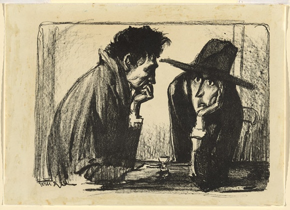 Artist: b'Dyson, Will.' | Title: bNobody gives us credit for the masterpieces we haven't written yet. | Date: c.1920 | Technique: b'lithograph, printed in black ink, from one stone' Artist: b'Dyson, Will.' | Title: bNobody gives us credit for the masterpieces we haven't written yet. | Date: c.1920 | Technique: b'lithograph, printed in black ink, from one stone'