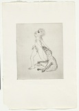 Artist: BOYD, Arthur | Title: Colour blind. | Date: 1970 | Technique: etching, printed in black ink, from one plate | Copyright: Reproduced with permission of Bundanon Trust