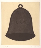 Artist: Band, David. | Title: (Bell) | Date: 1995, September - October | Technique: etching, lift-ground and aquatint, viscosity printed in colour, from two plates