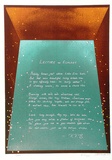 Artist: b'WICKS, Arthur' | Title: b'Lecture on ecology' | Date: 1971 | Technique: b'screenprint, printed in colour, from multiple stencil'