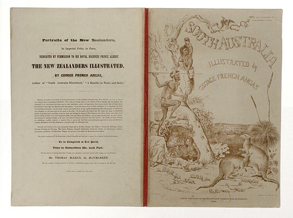 Artist: b'Angas, George French.' | Title: b'South Australia Illustrated, Part 4.' | Date: 1846-47 | Technique: b'lithograph, printed in colour, from multiple stones; varnish highlights by brush' Artist: b'Angas, George French.' | Title: b'South Australia Illustrated, Part 4.' | Date: 1846-47 | Technique: b'lithograph, printed in colour, from multiple stones; varnish highlights by brush'