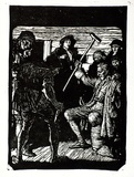 Artist: Waller, M. Napier. | Title: Long John Silver | Date: c.1923 | Technique: linocut, printed in black ink, from one block