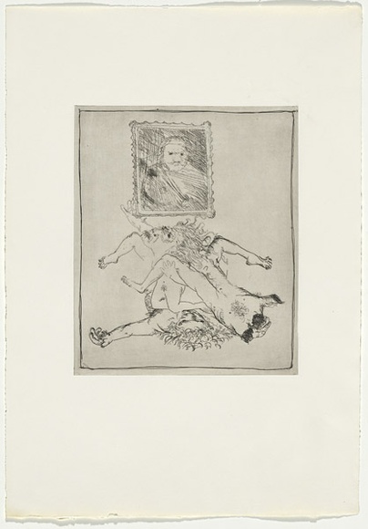 Artist: b'BOYD, Arthur' | Title: b'The Ancestors.' | Date: 1971 | Technique: b'etching, printed in black ink, from one plate' | Copyright: b'Reproduced with permission of Bundanon Trust' Artist: b'BOYD, Arthur' | Title: b'The Ancestors.' | Date: 1971 | Technique: b'etching, printed in black ink, from one plate' | Copyright: b'Reproduced with permission of Bundanon Trust'