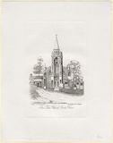 Title: bSt. Peter's Church, Cook's River. | Date: c.1851 | Technique: b'line-engraving, printed in black ink, from one copper plate'
