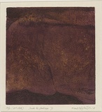 Artist: Hodgkinson, Frank. | Title: Inside the landscape IV | Date: 1971 | Technique: hard ground etching and deep etching, printed by the oil viscosity method, from one plate