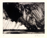 Artist: Burgess, Jeff. | Title: West beach. | Date: 1984 | Technique: monotype