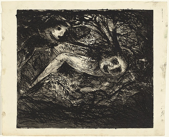 Artist: b'BOYD, Arthur' | Title: b'Broken nude and flying figure.' | Date: (1962-63) | Technique: b'etching and aquatint, printed in black ink, from one plate' | Copyright: b'Reproduced with permission of Bundanon Trust' Artist: b'BOYD, Arthur' | Title: b'Broken nude and flying figure.' | Date: (1962-63) | Technique: b'etching and aquatint, printed in black ink, from one plate' | Copyright: b'Reproduced with permission of Bundanon Trust'