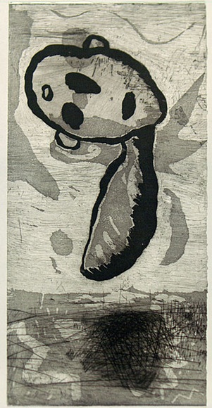 Artist: b'Uhlmann, Paul.' | Title: b'Real smoke from the mouths of men (middle)' | Date: 1987 | Technique: b'drypoint and etching, printed in black ink, from one plate' Artist: b'Uhlmann, Paul.' | Title: b'Real smoke from the mouths of men (middle)' | Date: 1987 | Technique: b'drypoint and etching, printed in black ink, from one plate'