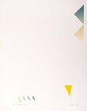 Artist: Taylor, James. | Title: Negative yellow | Date: 1973 | Technique: etching, printed in colour, from multiple plates; embossing
