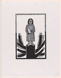 Artist: Groblicka, Lidia | Title: Mother tree | Date: 1972 | Technique: woodcut, printed in black ink, from one block