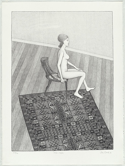 Artist: b'Brack, John.' | Title: b'Nude in profile.' | Date: 1978 | Technique: b'lithograph, printed in colour, from four plates' | Copyright: b'\xc2\xa9 Helen Brack' Artist: b'Brack, John.' | Title: b'Nude in profile.' | Date: 1978 | Technique: b'lithograph, printed in colour, from four plates' | Copyright: b'\xc2\xa9 Helen Brack'