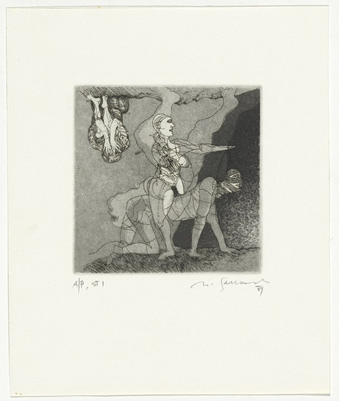 Artist: b'SELLBACH, Udo' | Title: b'not titled' | Date: 1960-80 | Technique: b'etching'