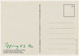 Artist: b'TIPPING, Richard' | Title: b'Postcard: Southern Crossing (Bridge).' | Date: 1982