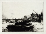 Artist: GOODCHILD, John | Title: The port, London | Date: 1928 | Technique: drypoint, printed in black ink, from one plate