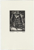 Artist: Ralph, Timothy | Title: Babel | Date: 1987 | Technique: etching and aquatint, printed in black ink with plate-tone, from one plate | Copyright: © Timothy Ralph. Licensed by VISCOPY, Australia