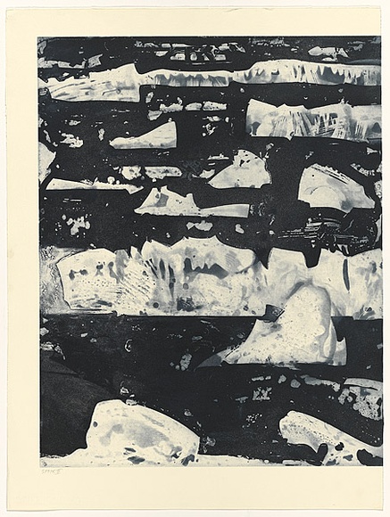 Artist: b'SCHMEISSER, Jorg' | Title: b'Iceberg alley' | Date: 2002 | Technique: b'etching, printed in blue/black ink, from one plate' | Copyright: b'\xc2\xa9 J\xc3\xb6rg Schmeisser' Artist: b'SCHMEISSER, Jorg' | Title: b'Iceberg alley' | Date: 2002 | Technique: b'etching, printed in blue/black ink, from one plate' | Copyright: b'\xc2\xa9 J\xc3\xb6rg Schmeisser'