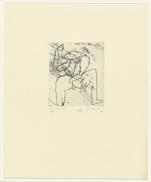 Artist: b'SELLBACH, Udo' | Title: b'not titled' | Date: 1960-80 | Technique: b'etching'