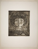 Artist: Haxton, Elaine | Title: Mirabelle | Date: c.1975 | Technique: open-bite etching and aquatint