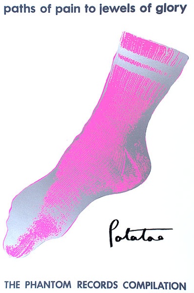 Artist: b'WORSTEAD, Paul' | Title: b'Paths of pain to jewels of glory' | Date: 1983 | Technique: b'screenprint, printed in colour from four stencils in pink, silver, grey and black inks' | Copyright: b'This work appears on screen courtesy of the artist' Artist: b'WORSTEAD, Paul' | Title: b'Paths of pain to jewels of glory' | Date: 1983 | Technique: b'screenprint, printed in colour from four stencils in pink, silver, grey and black inks' | Copyright: b'This work appears on screen courtesy of the artist'