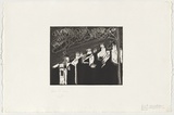 Artist: Rambeau, Marc. | Title: Paddington roofs | Date: April 1993 | Technique: etching and aquatint, printed in black ink, from one plate