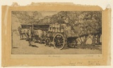 Artist: Crisp, James. | Title: The teamster. | Date: 1923 | Technique: etching and rocker, printed in warm black ink with plate-tone, from one plate