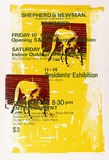 Artist: MERD INTERNATIONAL | Title: Poster: Shepherd and Newman, December Opening S and N residents exhibition | Date: 1984 | Technique: screenprint