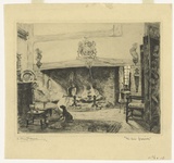 Artist: FULLWOOD, A.H. | Title: His ain fireside. | Date: 1912? | Technique: etching, printed in black ink, from one plate
