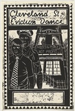 Artist: Stewart, Jeff. | Title: Cleveland St. Eviction Dance | Date: 1980 | Technique: linocut, printed in black ink, from one block | Copyright: This work appears on screen courtesy of the artist