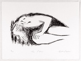 Artist: Faerber, Ruth. | Title: The victim.. | Date: 1988 | Technique: lithograph, printed in black ink, from one stone [or plate]