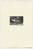 Artist: b'AMOR, Rick' | Title: b'Waiting by the sea.' | Date: 1999 | Technique: b'etching, printed in black ink, from one plate'