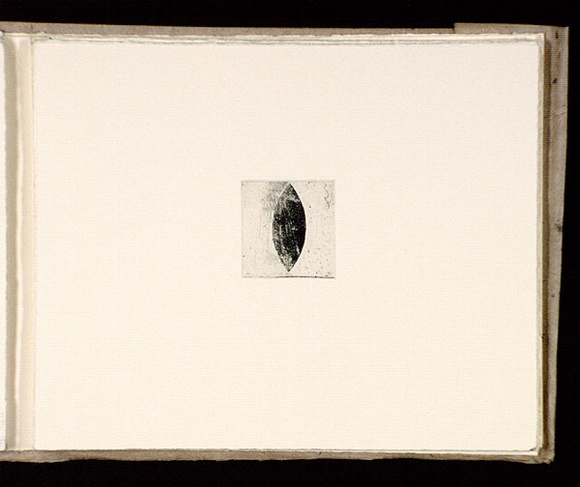 Artist: b'Mann, Gillian.' | Title: b'(Shaded oval).' | Date: 1981 | Technique: b'etching, printed in black ink, from one plate' Artist: b'Mann, Gillian.' | Title: b'(Shaded oval).' | Date: 1981 | Technique: b'etching, printed in black ink, from one plate'