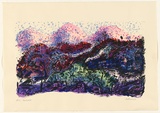 Artist: Bussey, Marjorie. | Title: Pink hills. | Date: 1990 | Technique: screenprint, printed in colour, from twenty-three stencils