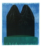 Artist: b'Buckley, Sue.' | Title: b'Snow mountains.' | Date: 1974 | Technique: b'woodcut, printed in colour, from multiple blocks' | Copyright: b'This work appears on screen courtesy of Sue Buckley and her sister Jean Hanrahan'