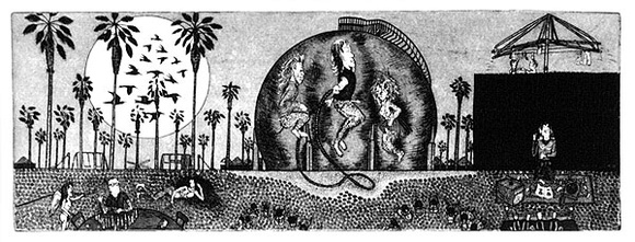 Artist: b'Nedelkopoulos, Nicholas.' | Title: b'Image 1' | Date: 1982 | Technique: b'etching and aquatint, printed with plate-tone, from one plate' Artist: b'Nedelkopoulos, Nicholas.' | Title: b'Image 1' | Date: 1982 | Technique: b'etching and aquatint, printed with plate-tone, from one plate'