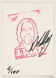 Artist: SIBLEY, Dan | Title: Authenticity. | Date: 2002 | Technique: etching, printed in red ink, from one solar plate