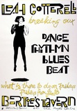Artist: b'ACCESS 4' | Title: b'Leah Cotterell posters' | Date: 1991 | Technique: b'screenprint, printed in black and yellow ink, from two stencils'