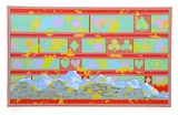 Artist: Wilson, Geoffrey. | Title: Gold Fever | Date: 1972 | Technique: screenprint, printed in colour, from nine stencils